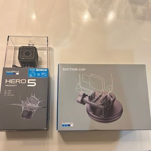 GoPro Hero 5 Session and Suction Accessory
